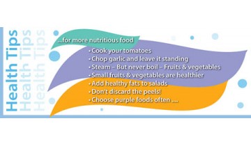 10 Tips For More Nutritious Food